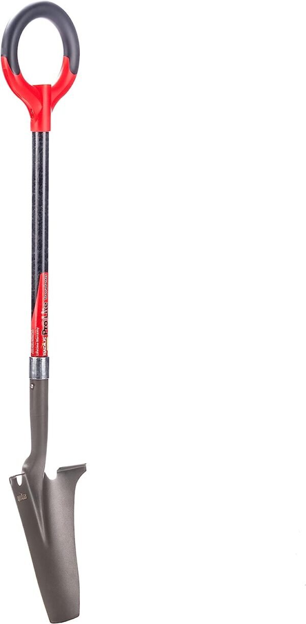Radius Garden 25011 Pro-Lite Ergonomic Carbon Steel Transplanter, Red - Image 3
