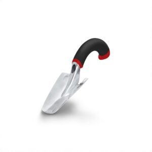 Radius Garden 10011 Ergonomic Aluminum Hand Trowel, Red